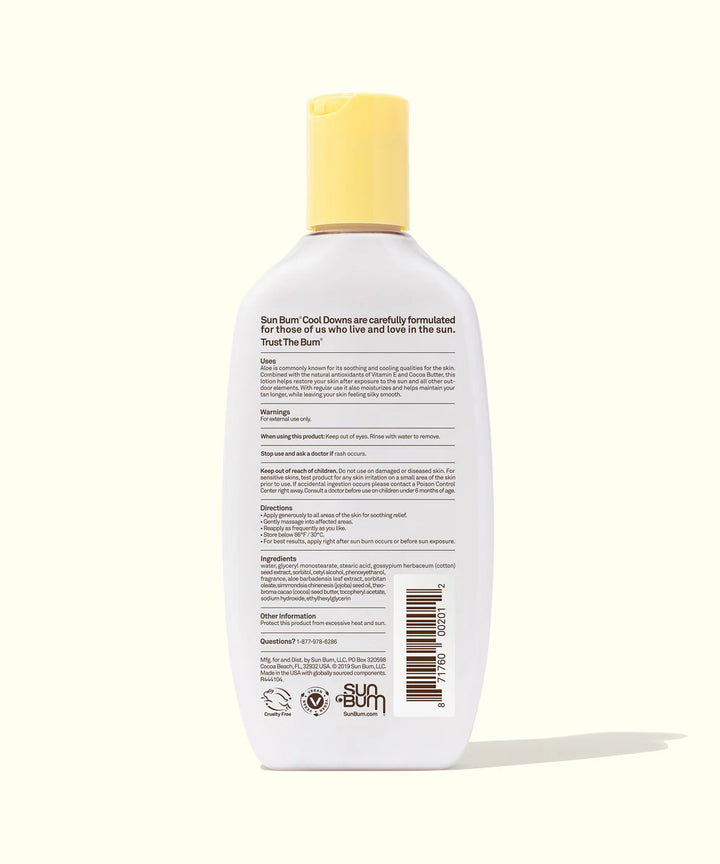 Sunscreen bottle with yellow cap on a white background