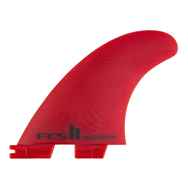 Red surf fin with &