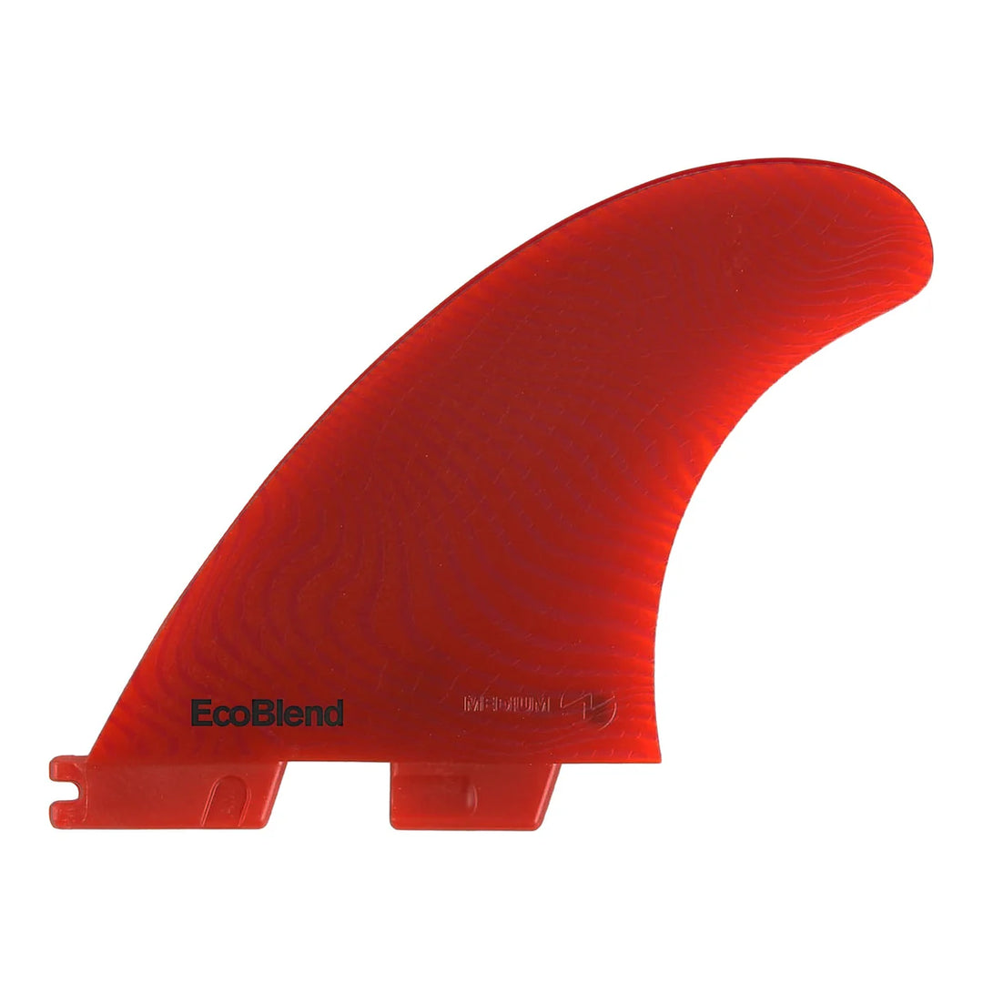 Red surf fin with &