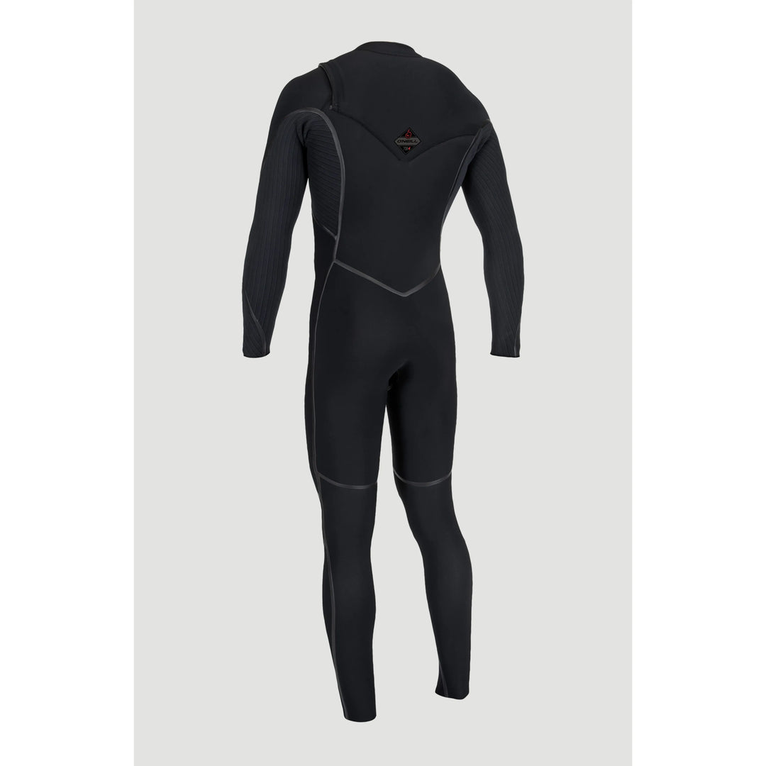 Black wetsuit on a light grey background