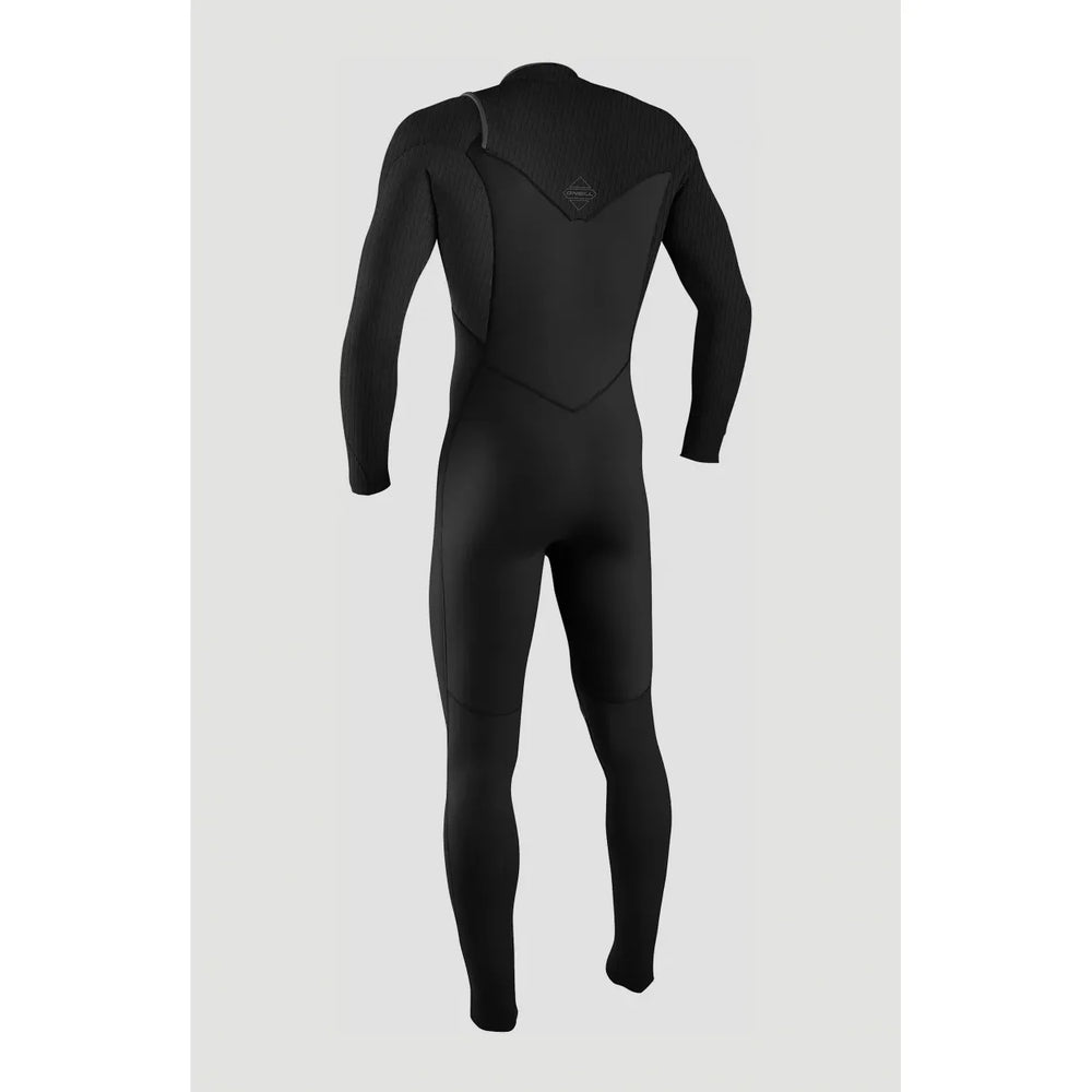 Black wetsuit on a light grey background