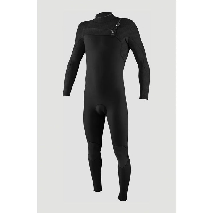 Black wetsuit on a light grey background