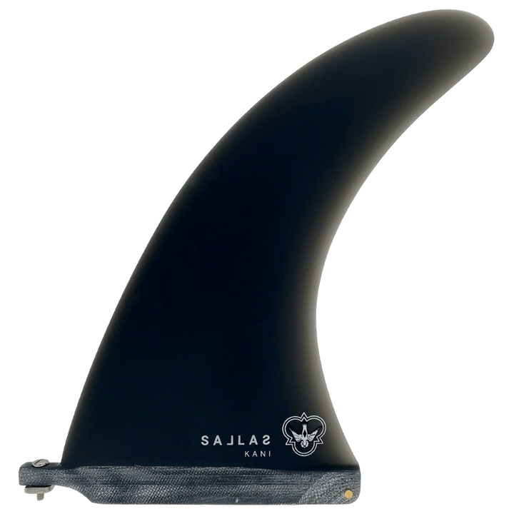 Black surf fin with &
