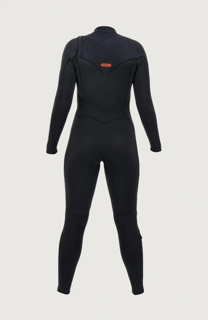 Black wetsuit on a light gray background