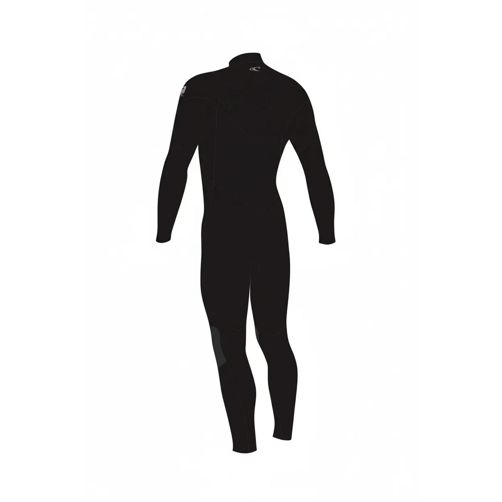 Black wetsuit on a white background