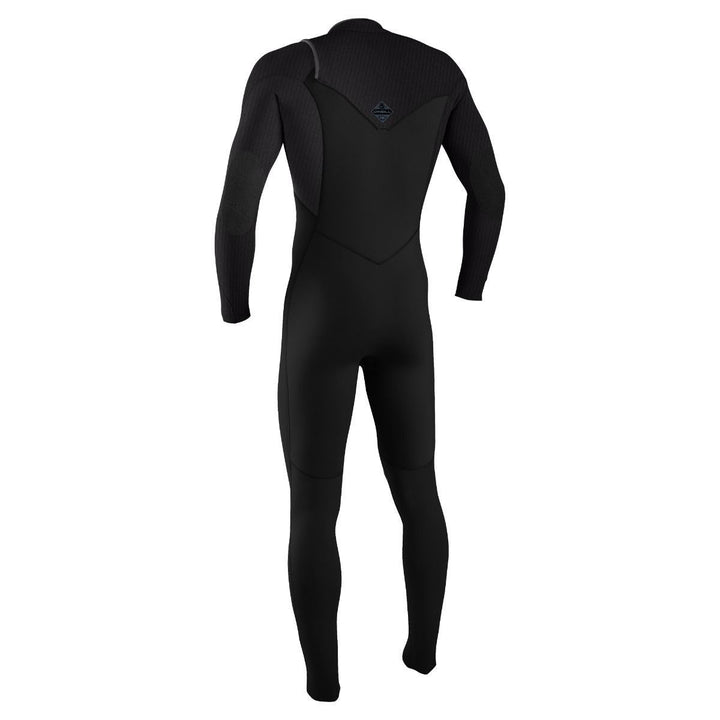 Black wetsuit on a white background
