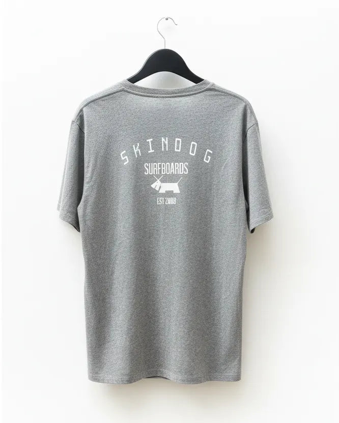 Grey t-shirt with &