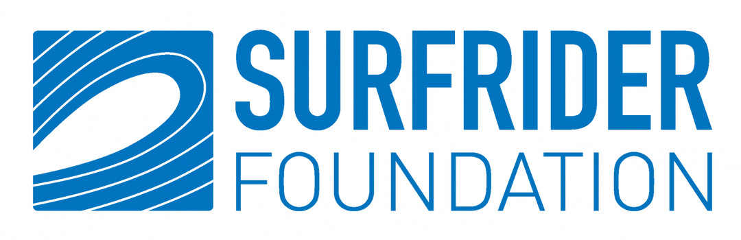 Surfrider Foundation logo with blue wave design and text