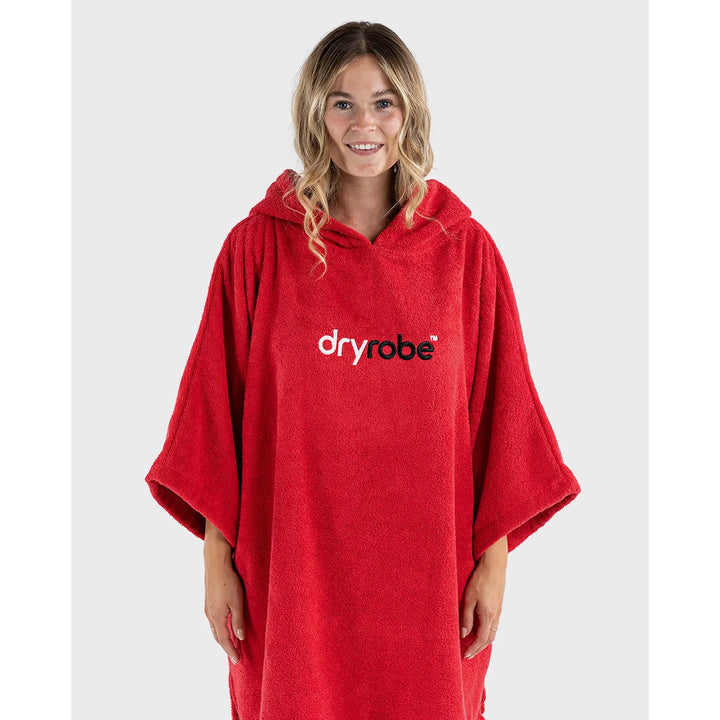 Person wearing a red &
